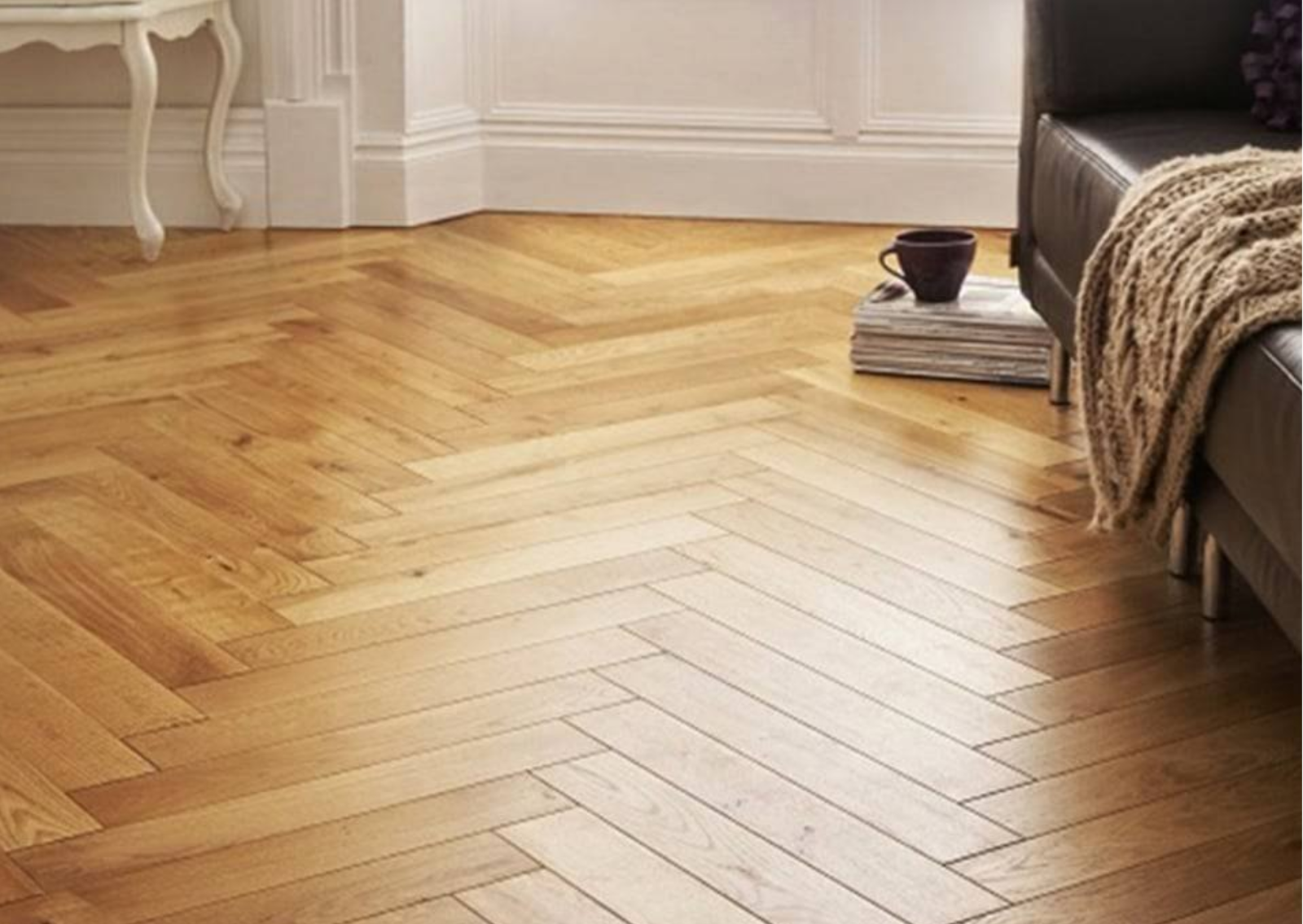 Herringbone Wooden Flooring